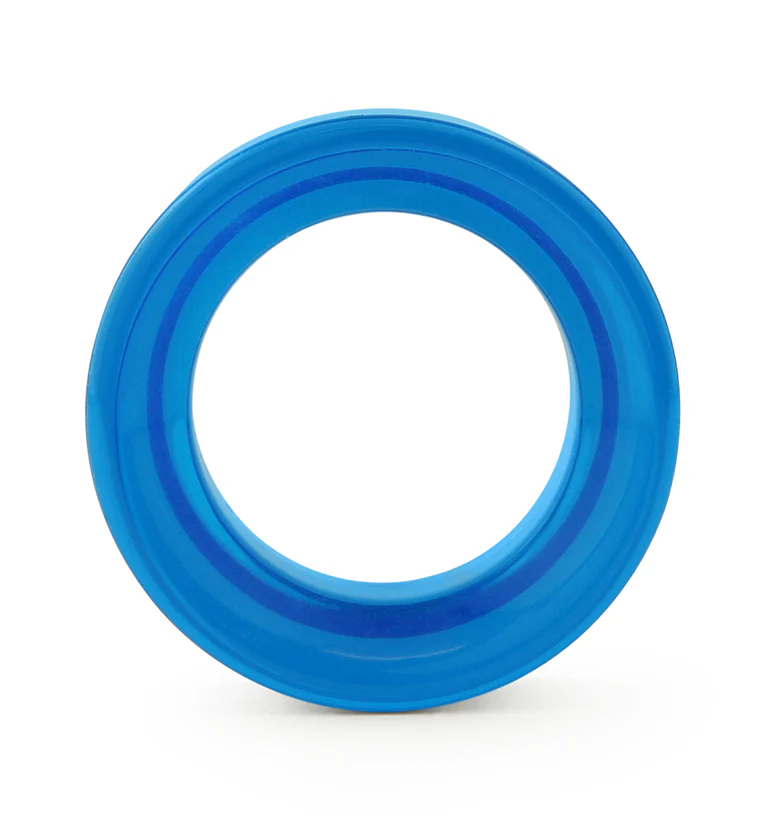 Oceano Blue Glass Tunnel Plugs - Image 6