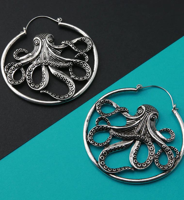 Octopus Plug Hoops - Image 2