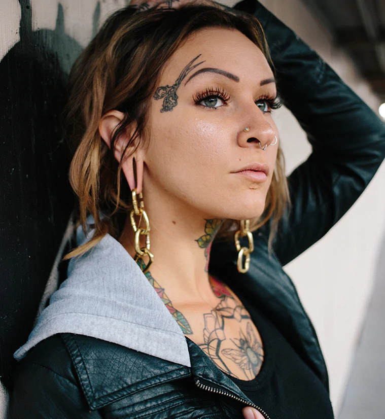 OG Chain Link Brass Ear Weights - Image 5