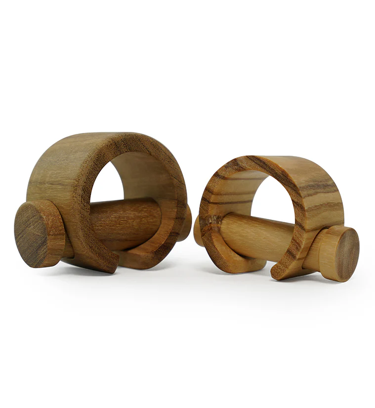 Olive Wood Cuff Plugs - Image 2