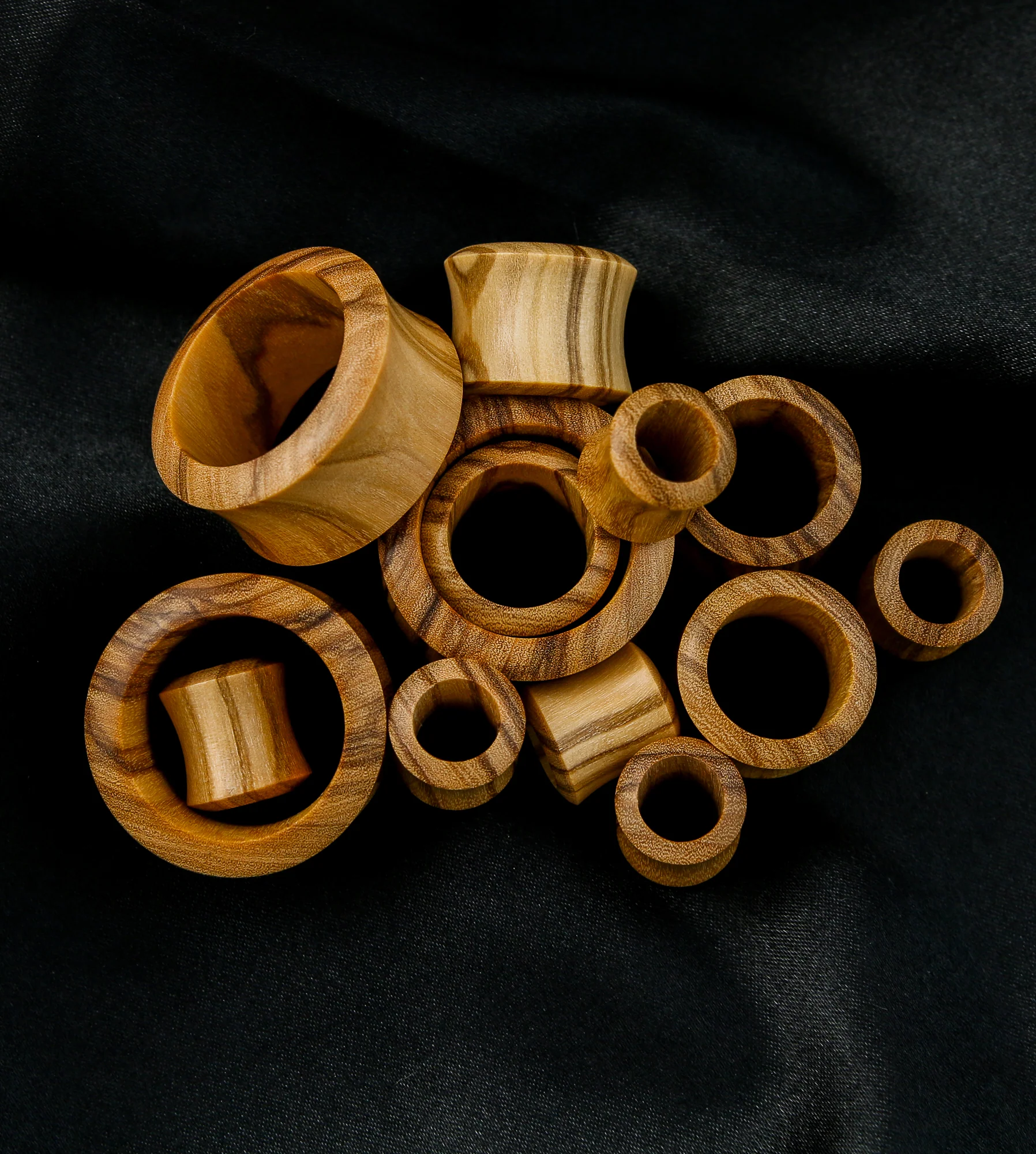 Olive Wood Tunnel Plugs - Image 2