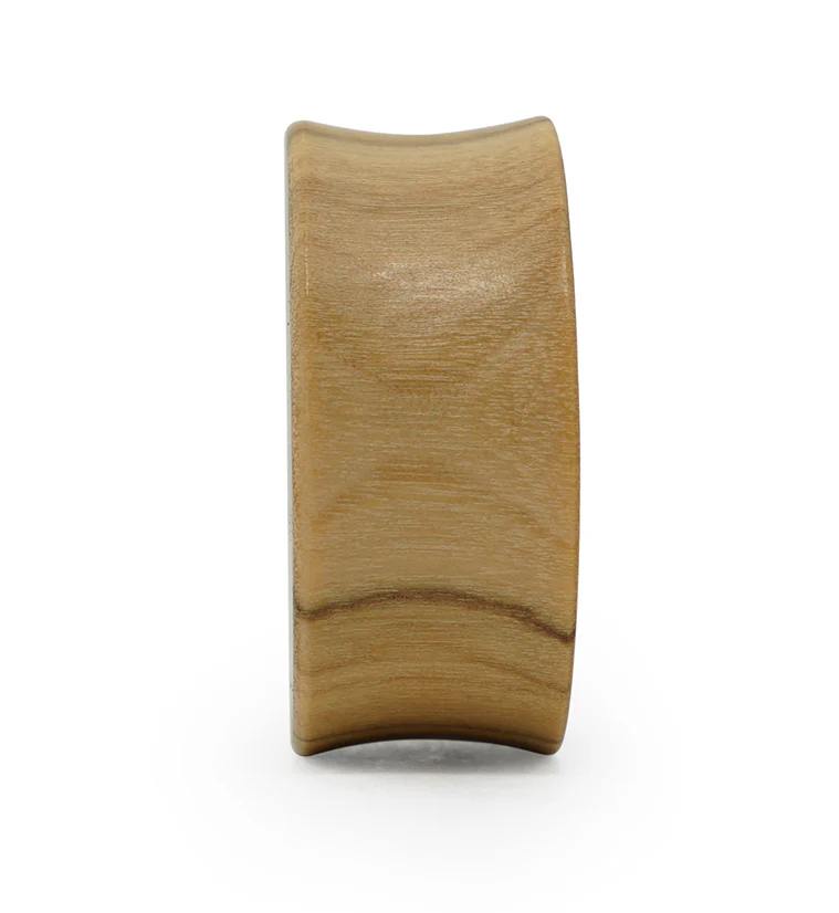 Olive Wood Golden Obsidian Stone Plugs - Image 4