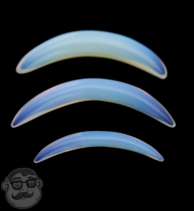 Opalite Glass Septum Tusk - Image 2