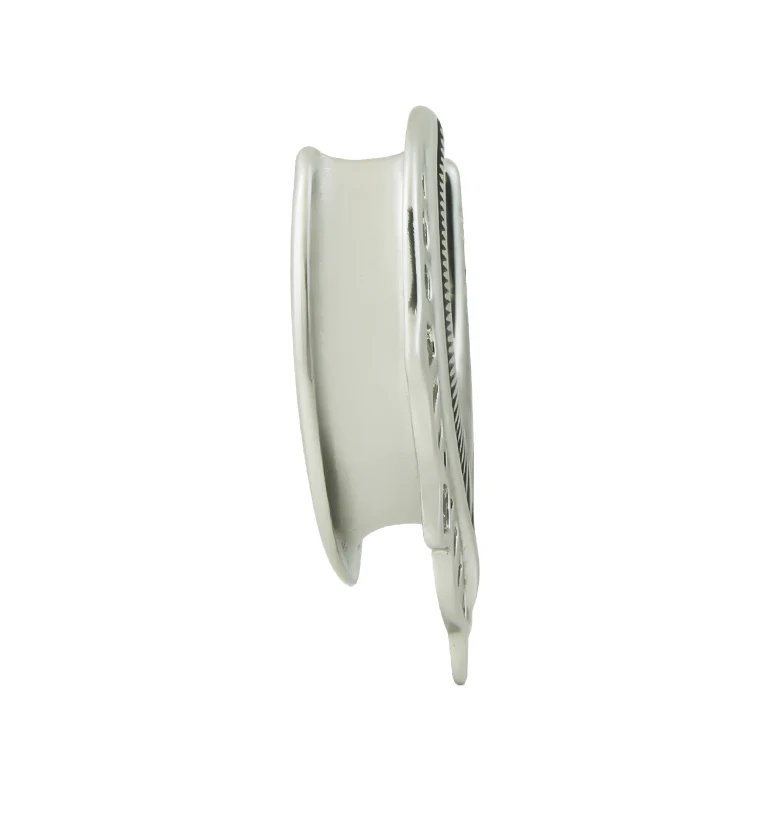 Ornate Shield Stainless Steel Saddles - Image 4