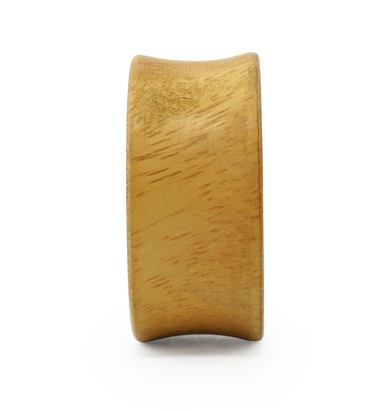 Osage Orange Wood Plugs with MOP Dome Inlay - Image 5