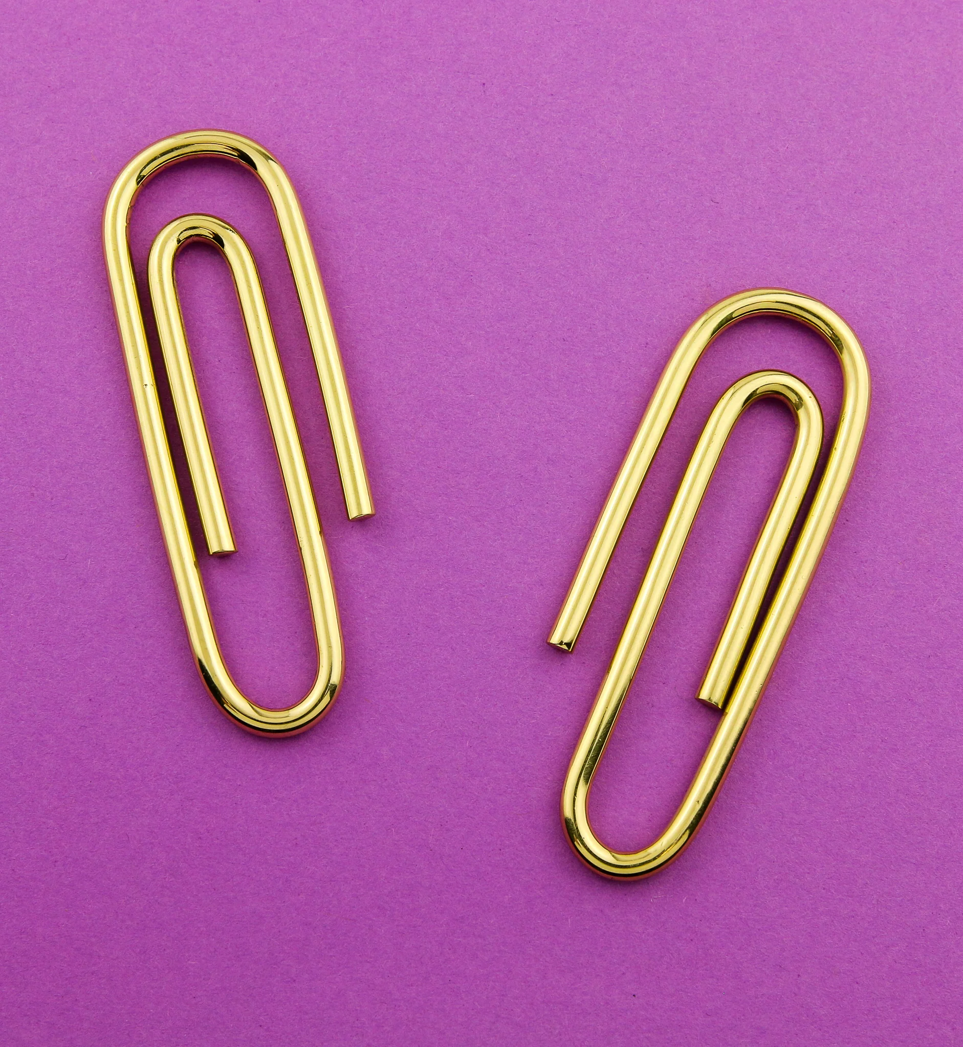 Paperclip Brass Ear Weights - Image 2