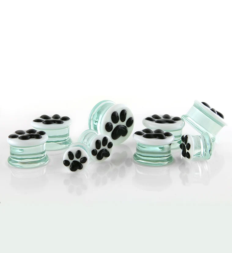 Paw Print Glass Plugs - Image 5