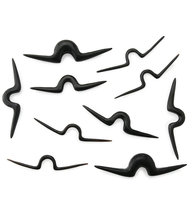 Pencil Mustache Horn Septum Bar