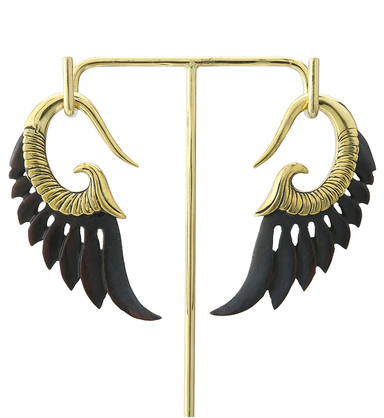 Pennon Brass Wooden Hangers / Ear Weights - Image 4