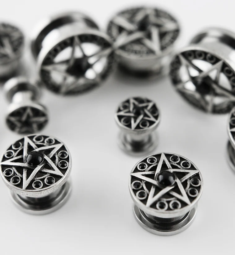Pentagram Stainless Steel Tunnels - Image 3