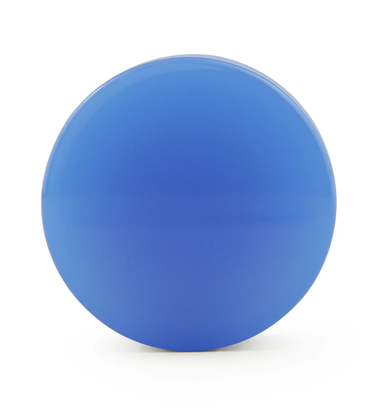 Periwinkle Glass Double Flare Plugs - Image 4