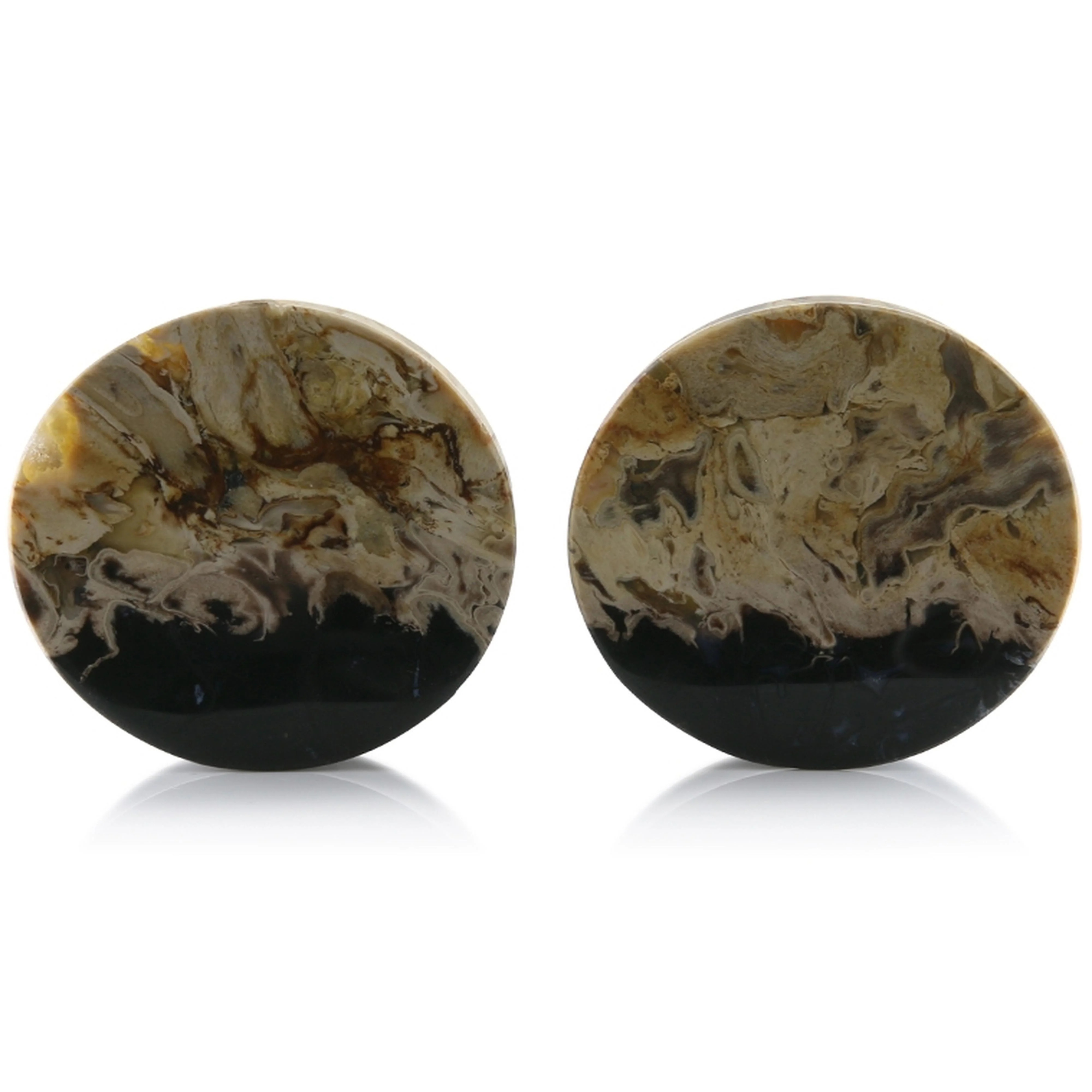Petrified Palm Root Plugs 1 & 7-16" (36mm) Version 1