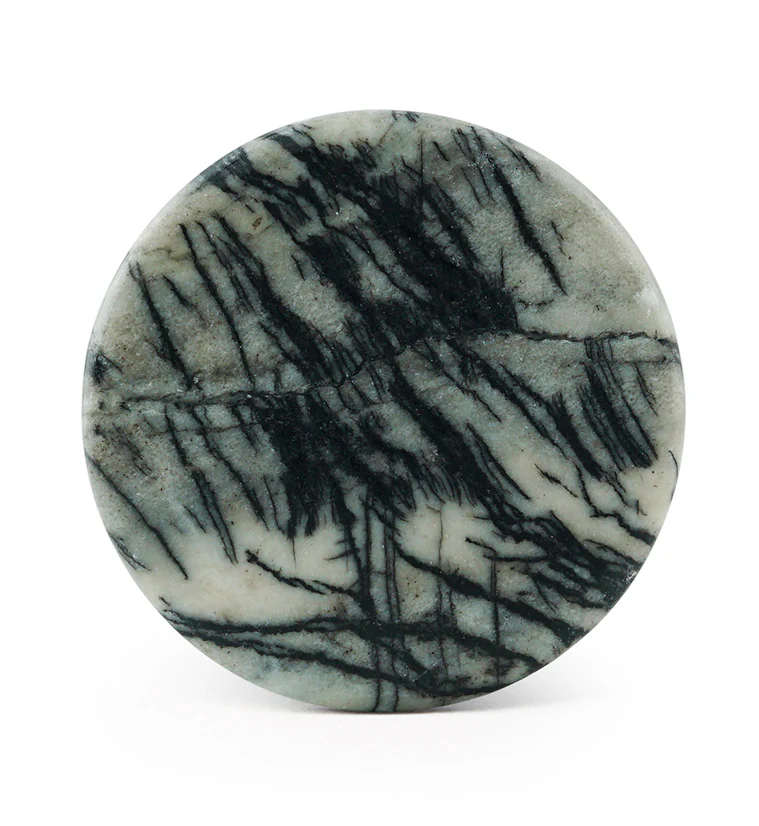 Picasso Jasper Double Flare Stone Plugs - Image 3