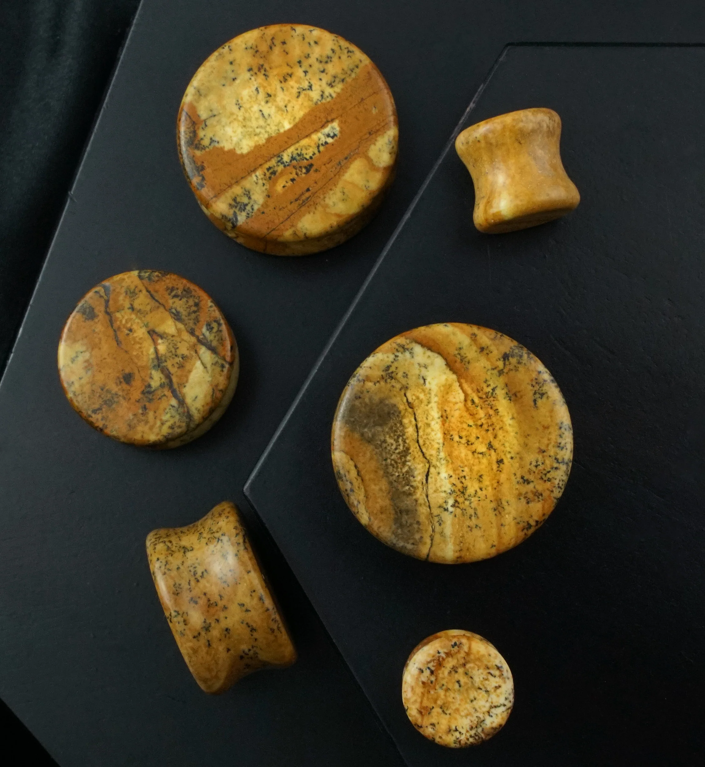 Picture Jasper Stone Plugs - Image 2