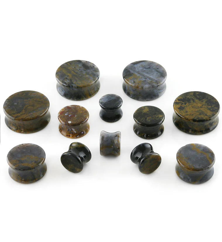 Pietersite Stone Plugs - Image 3
