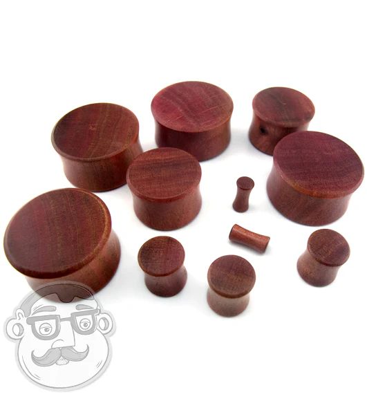 Pink Ivory Wood Plugs - Image 3