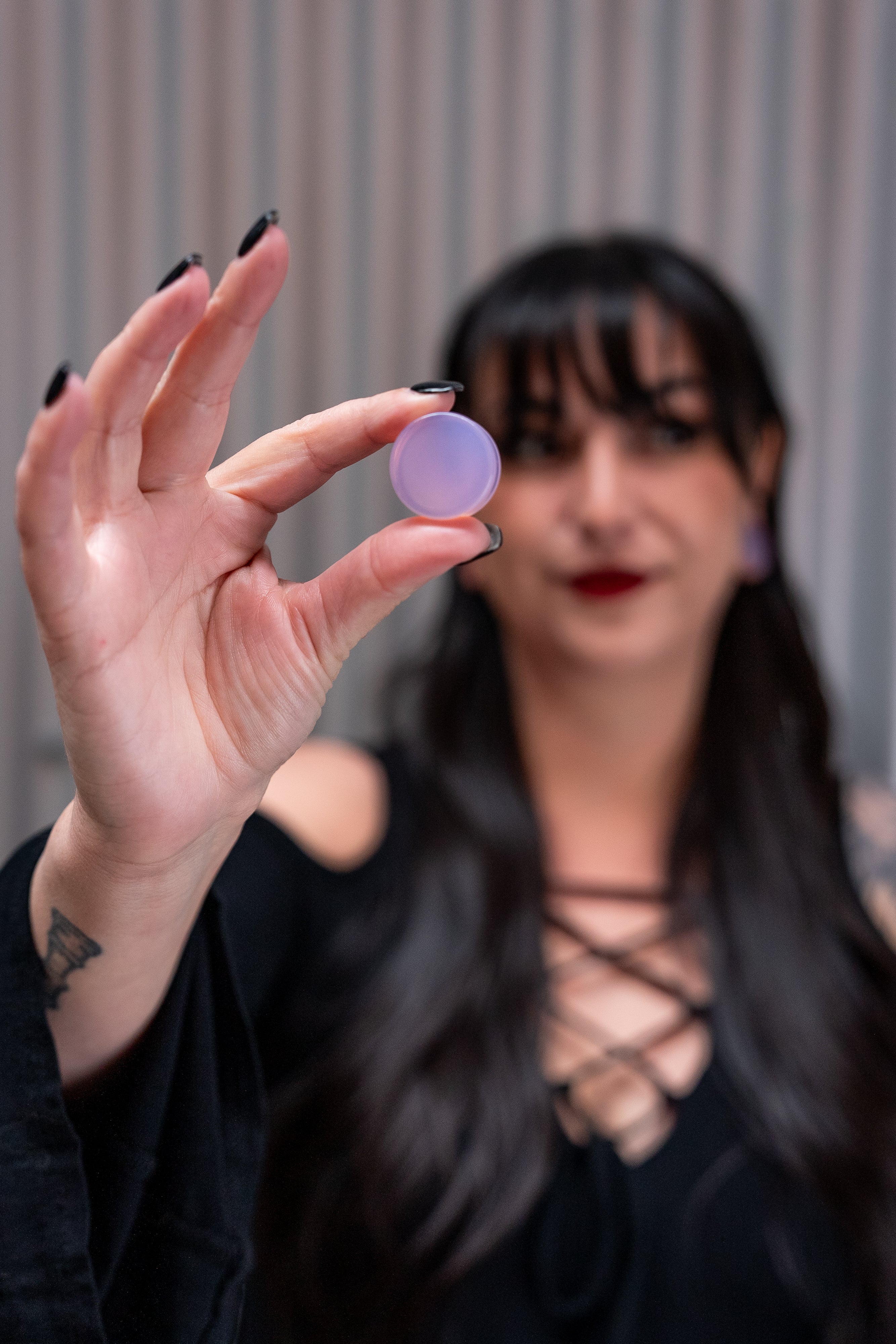 Pink Opalite Glass Plugs - Image 5