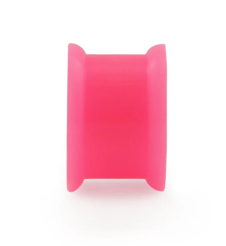 Pink Silicone Anchor Tunnel Plugs - Image 4