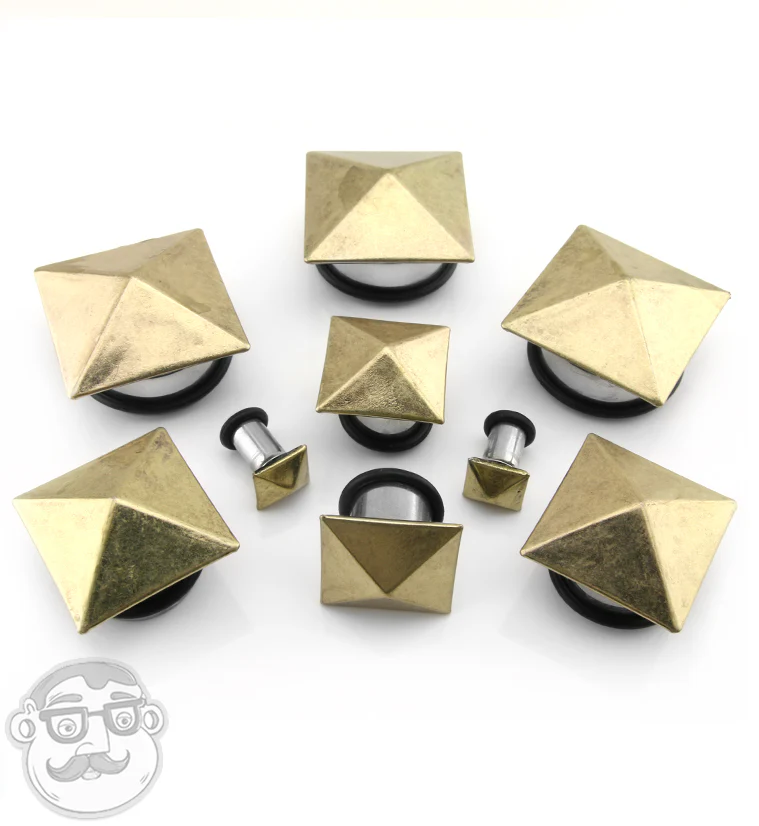 Polyhedra Single Flare Steel Plugs - Image 2