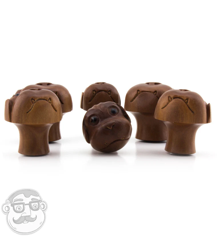 Puppy Dog Wooden Plugs - Image 4