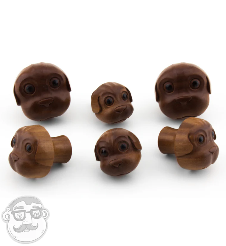 Puppy Dog Wooden Plugs - Image 5