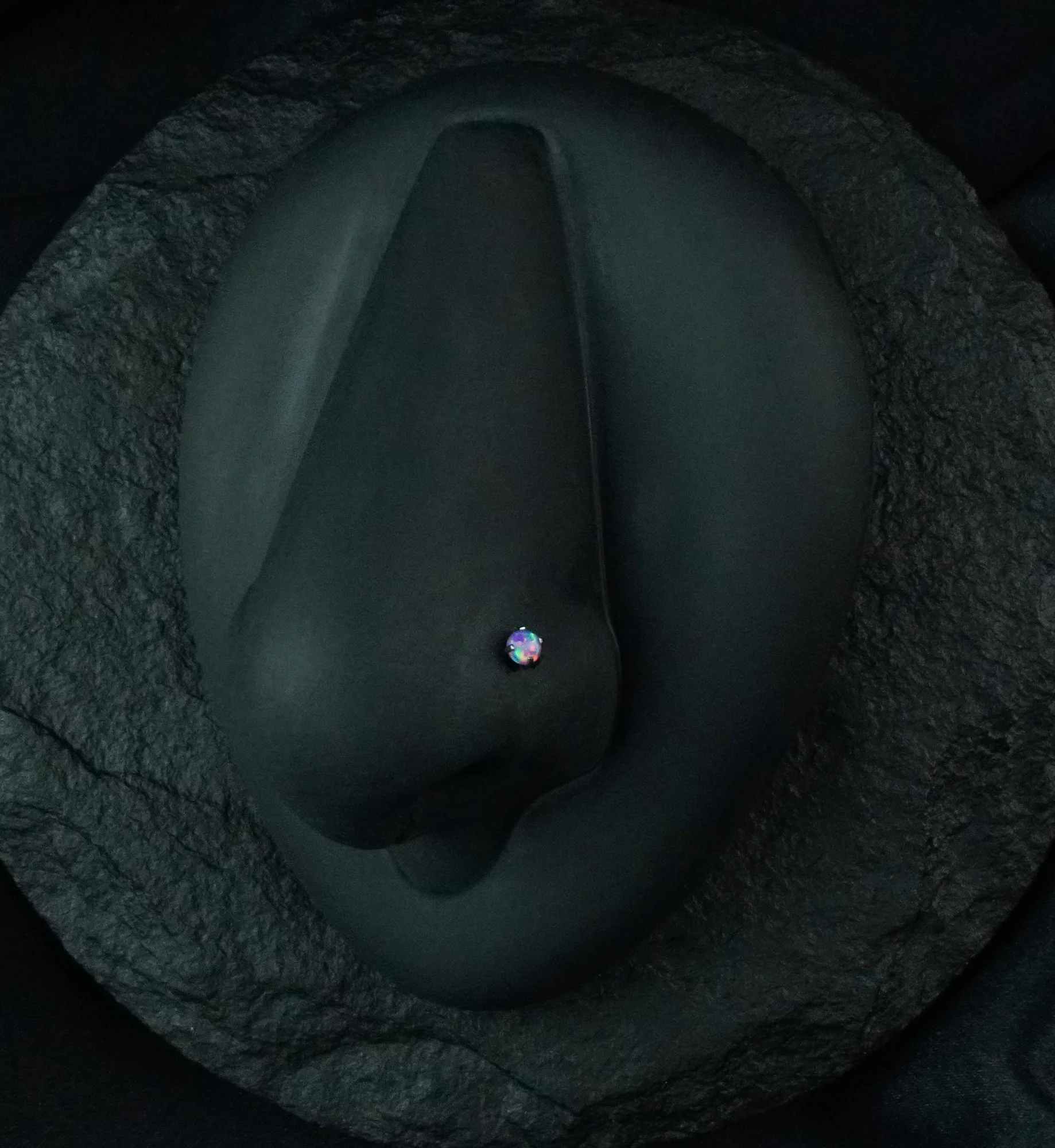 Purple Opalite Titanium Nose Screw - Image 2