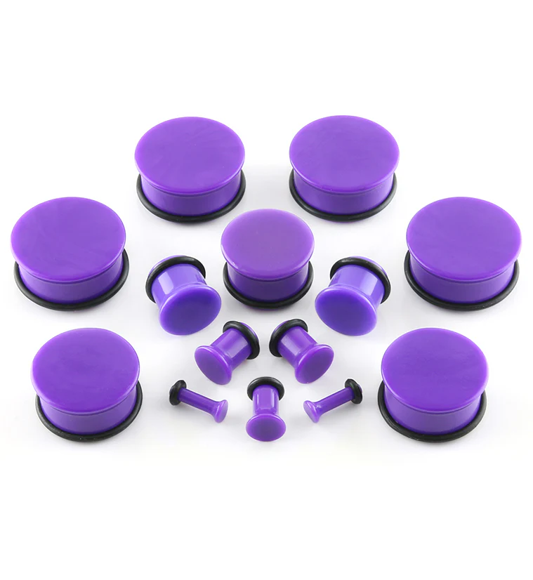 Purple Single Flare Plugs - Image 2