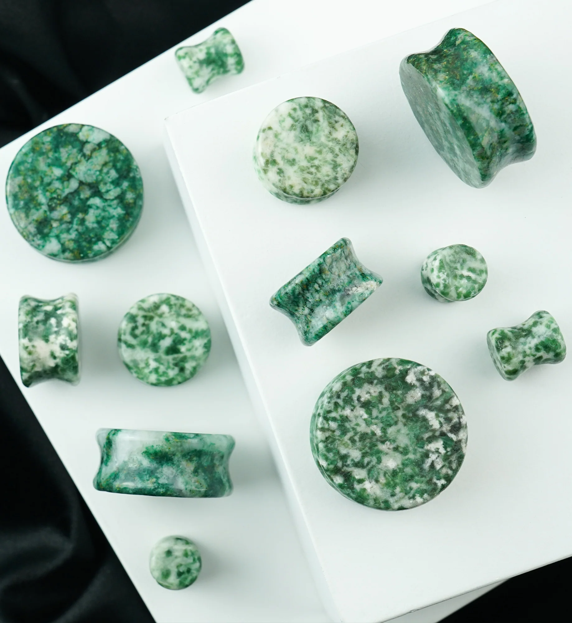Qinghai Jade Stone Plugs - Image 2