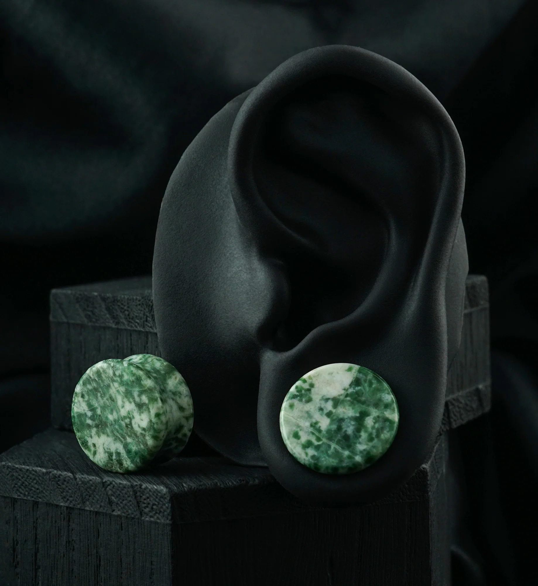 Qinghai Jade Stone Plugs - Image 3