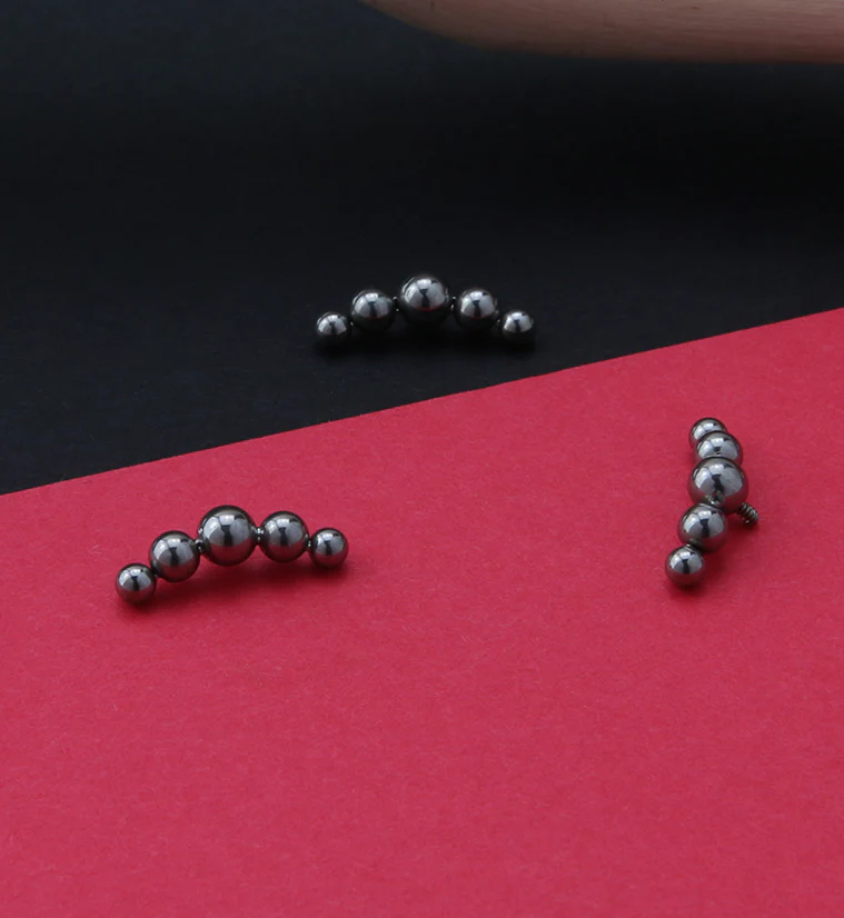 Quad Cluster Titanium Internally Threaded Top - Image 2