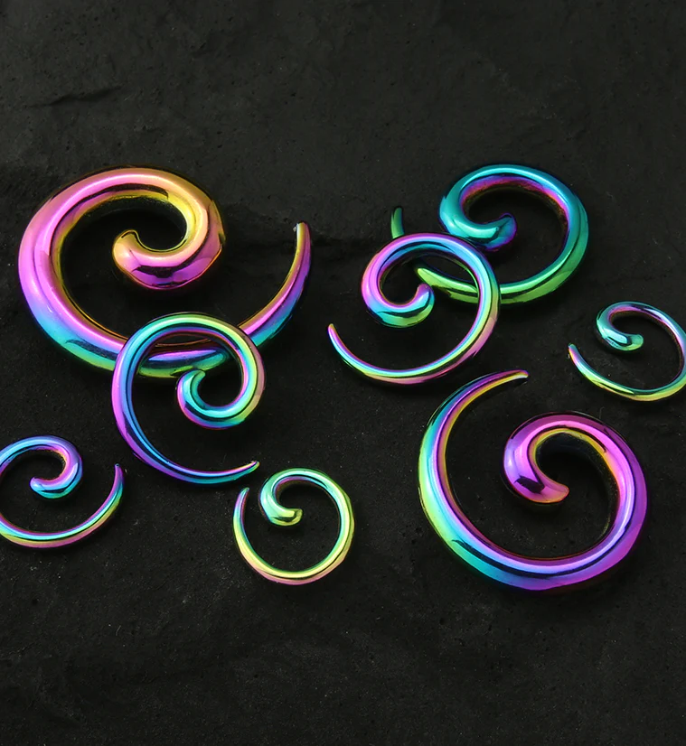 Rainbow PVD Steel Spirals - Image 4