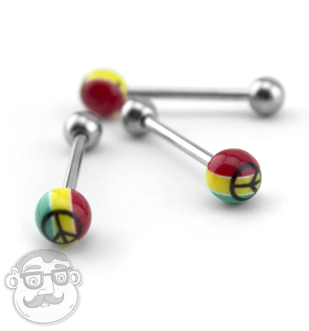 Rasta Peace Barbell