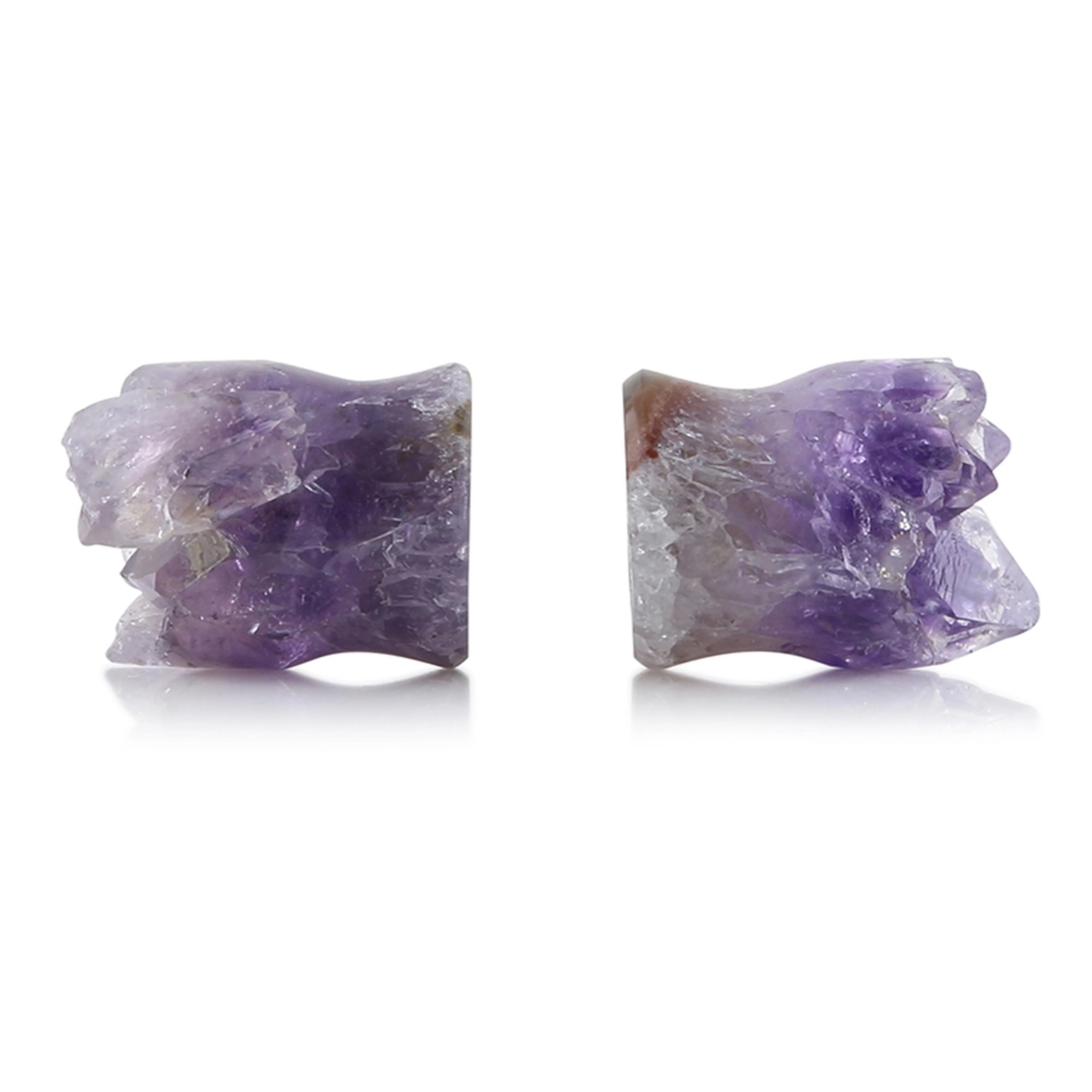 Raw Amethyst Plugs 17mm Version 3 - Image 2