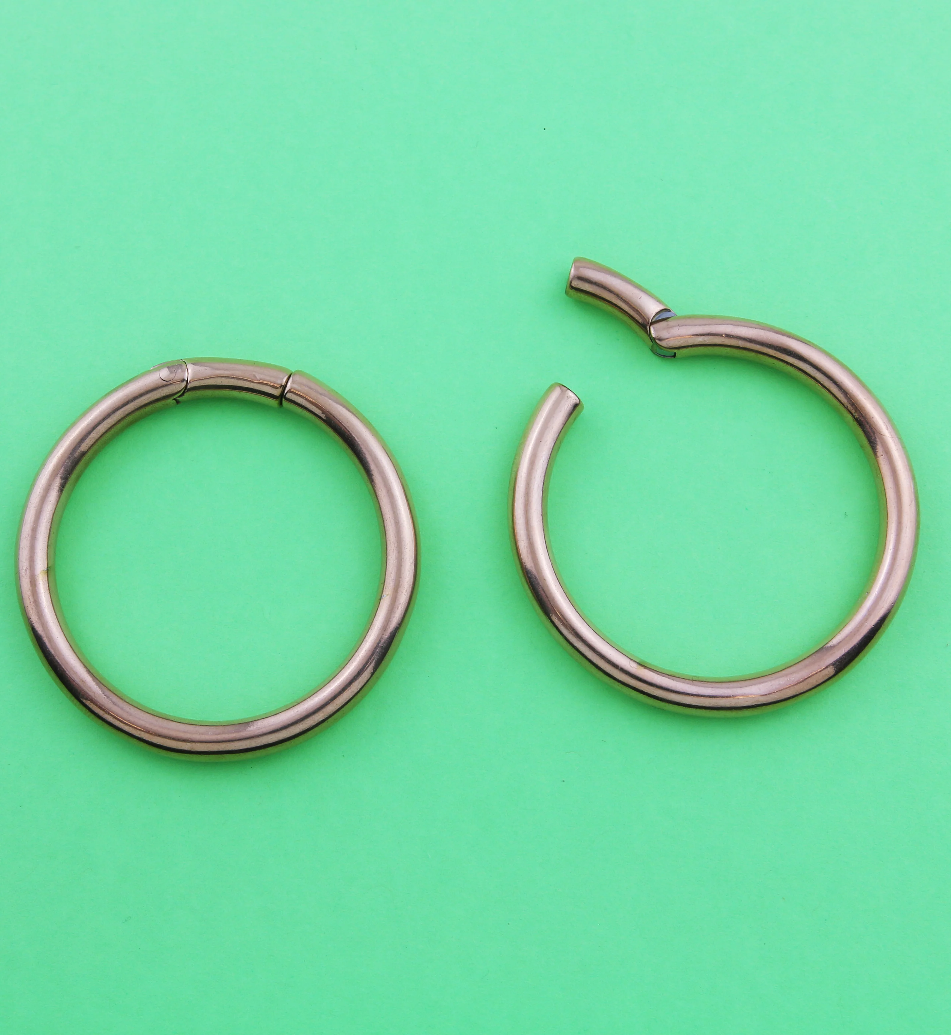 Rose Gold PVD Ear Weights - Image 2