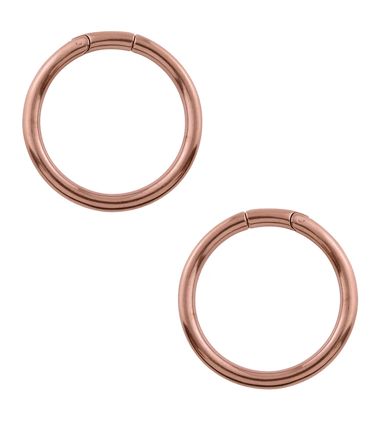 Rose Gold PVD Ear Weights - Image 4
