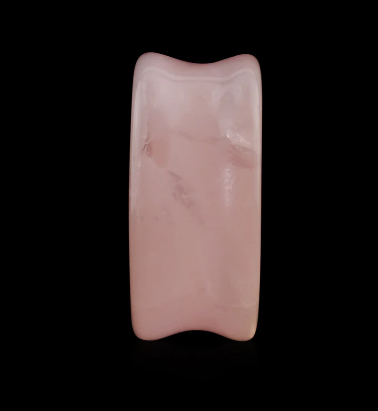 Rose Quartz Stone Plugs - Image 4