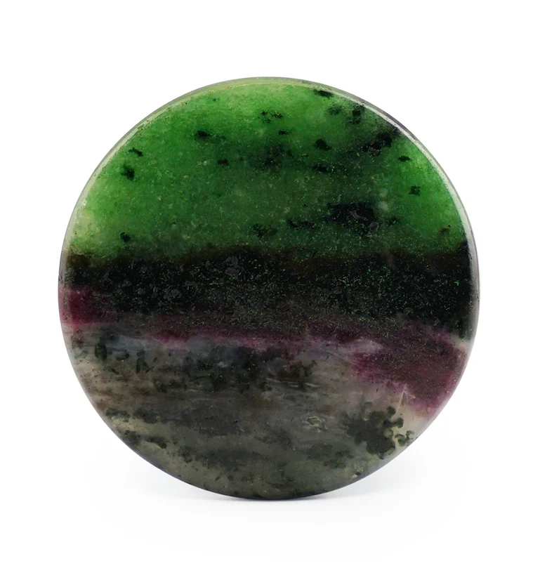 Ruby Zoisite Stone Plugs - Image 4
