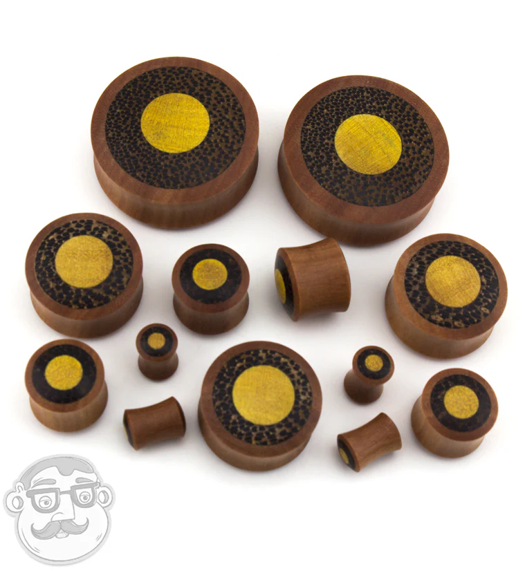Saba Wooden Plugs with Double Wood Inlay - Image 5