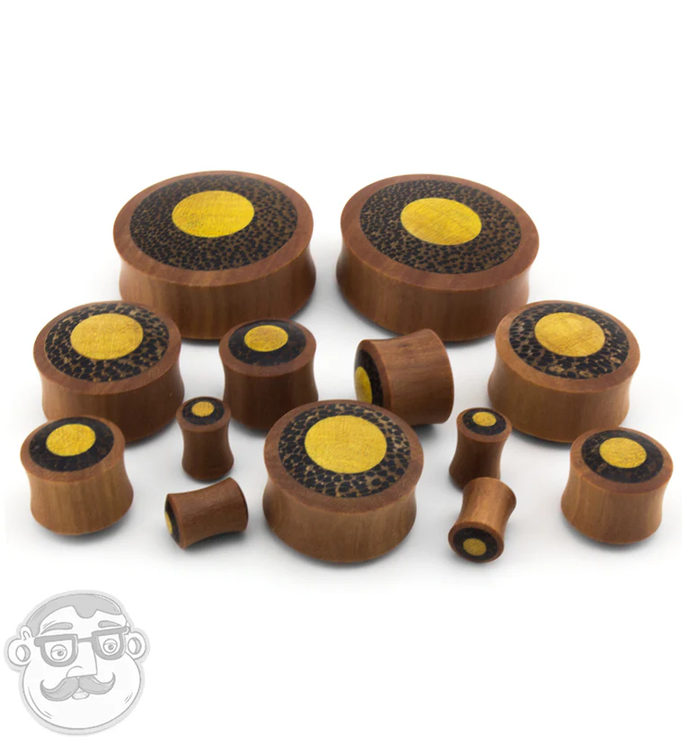Saba Wooden Plugs with Double Wood Inlay - Image 6