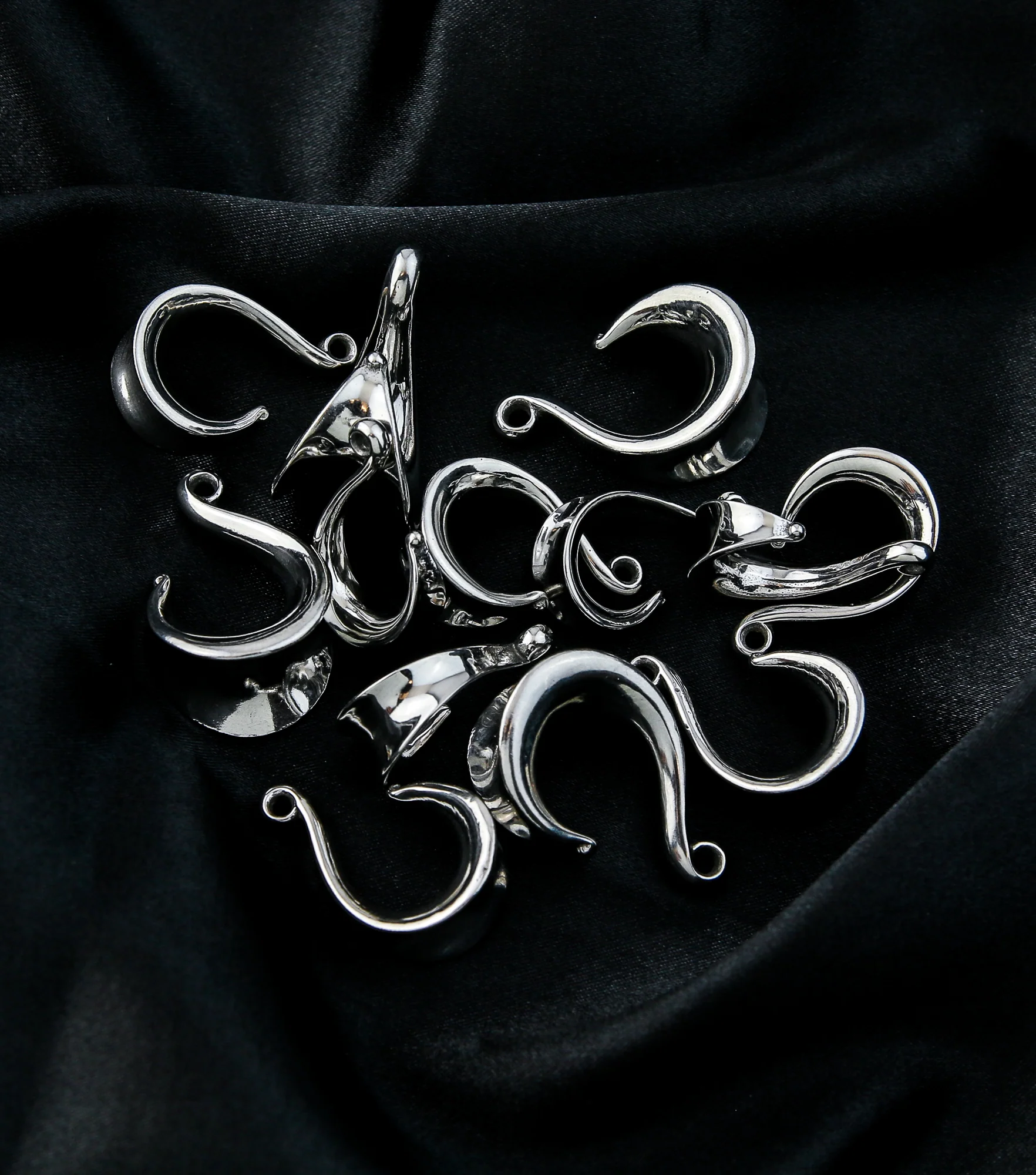 Saddle Hanger Stainless Steel Ear Weights - Image 2
