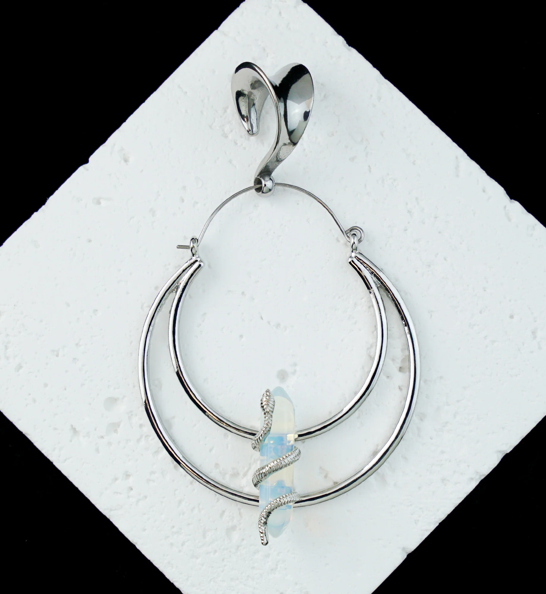Saddle Hanger Stainless Steel Ear Weights - Image 4