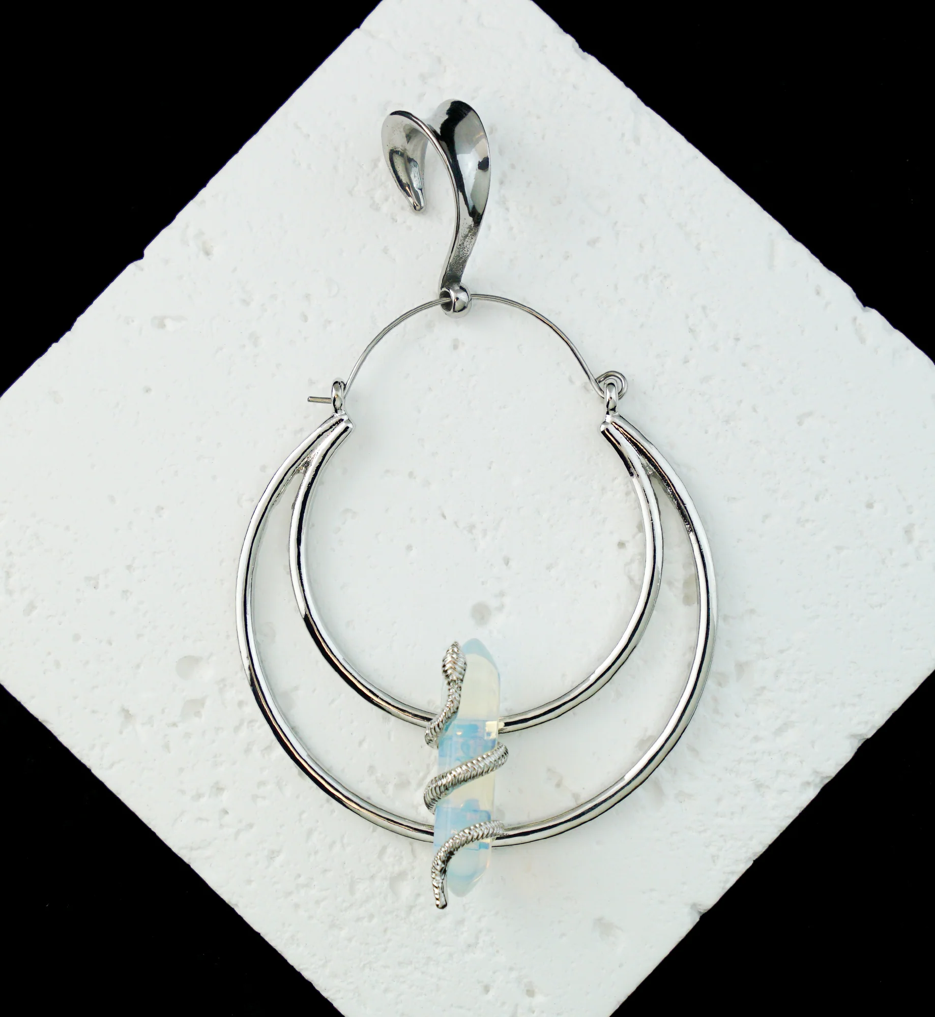 Saddle Hanger Stainless Steel Ear Weights - Image 5