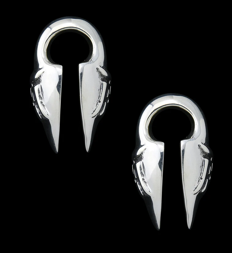 Sayagata White Brass Ear Weights - Image 2