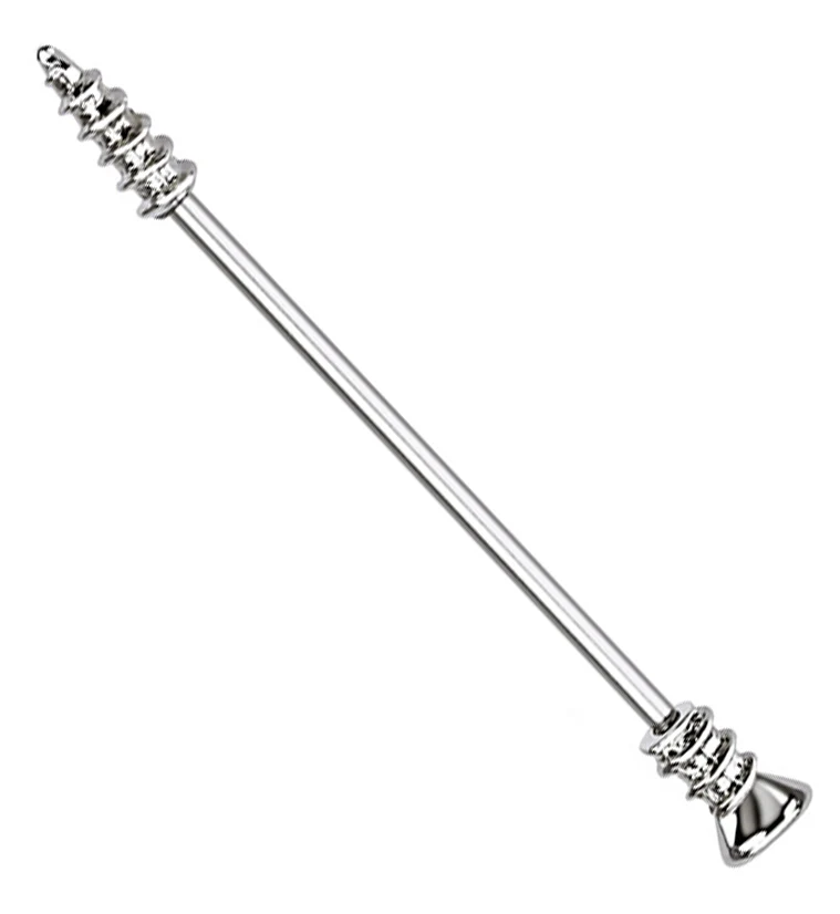 Screw Industrial Stainless Steel Barbell