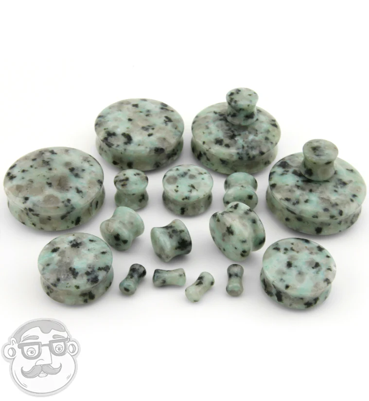 Sesame Jasper Stone Plugs - Image 3