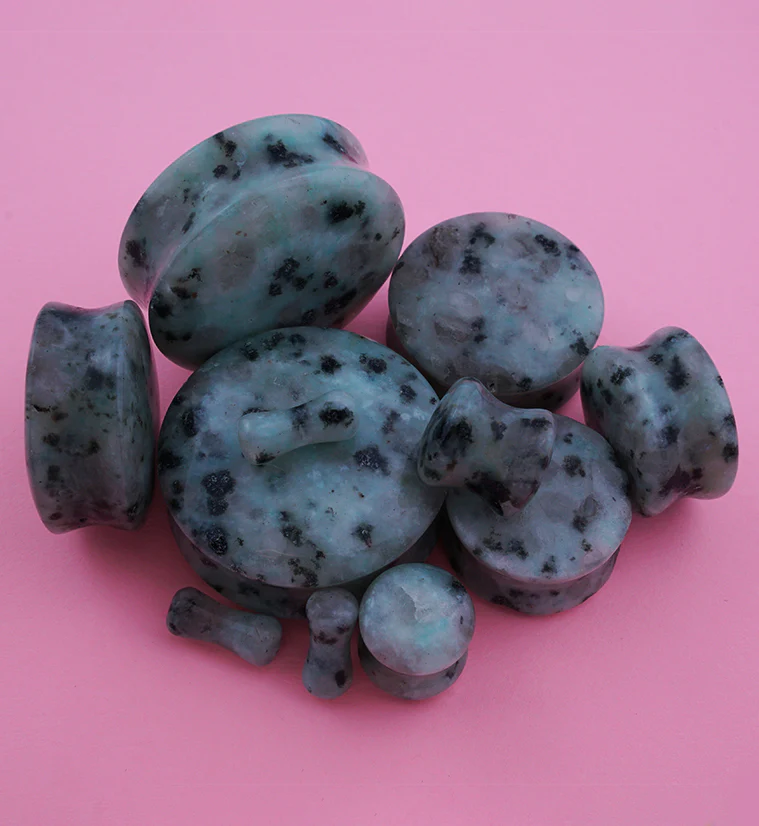Sesame Jasper Stone Plugs - Image 4