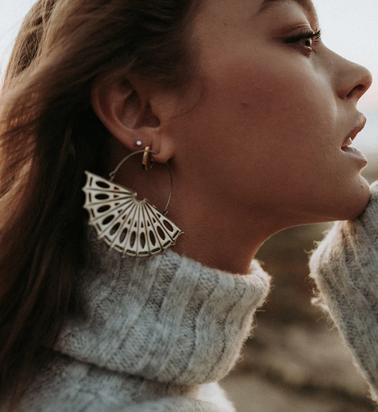 Silver Aileron Titanium Hangers - Earrings - Image 3