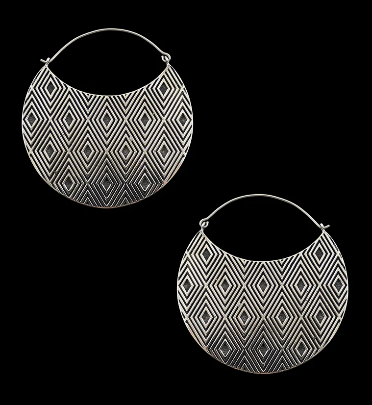 Silver Allotrope Titanium Hangers - Earrings