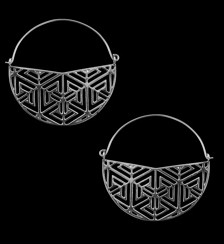 Silver Limit Titanium Hangers - Earrings