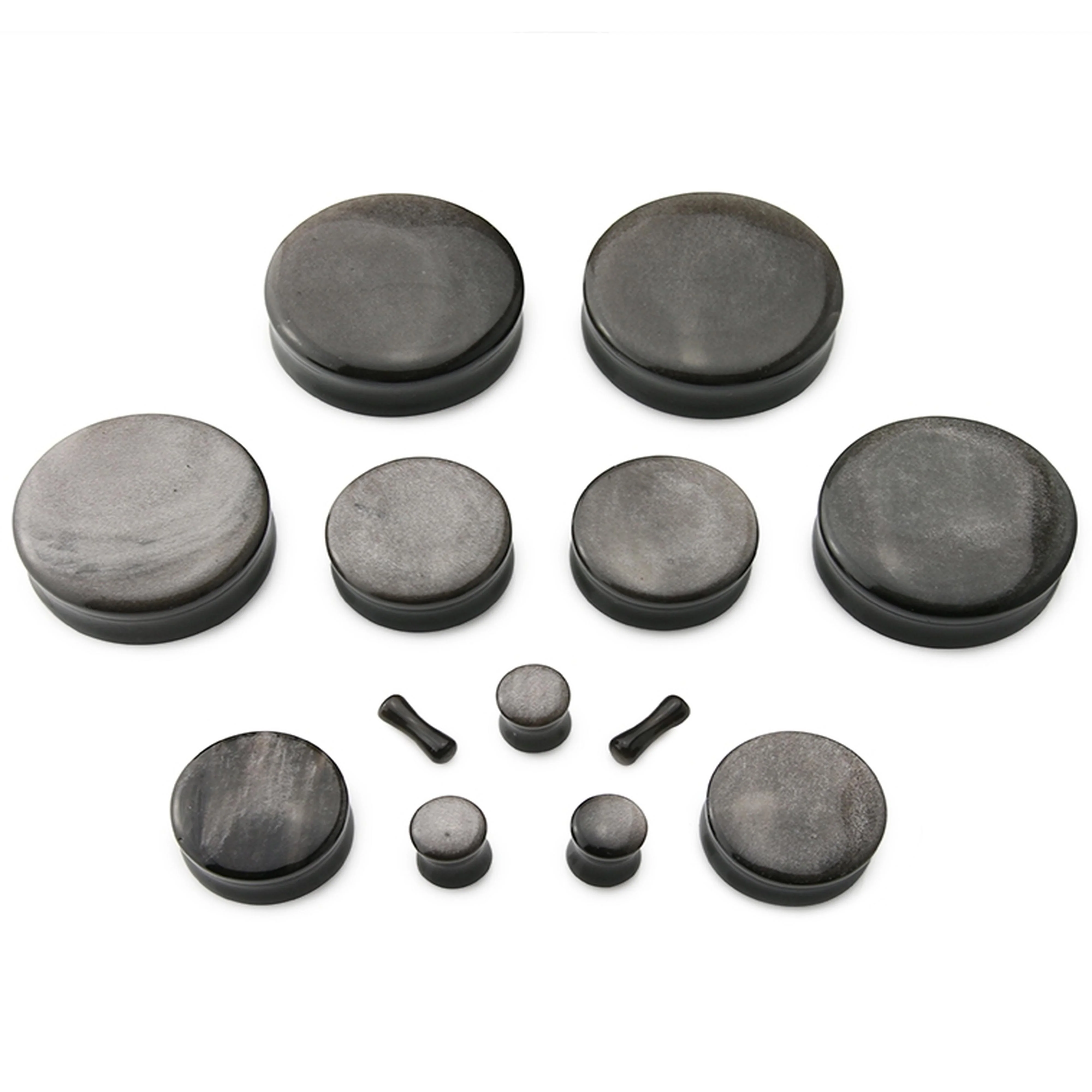Silver Obsidian Plugs - Image 4